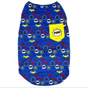DC Comics Sleeveless Superheroes Logo Pattern